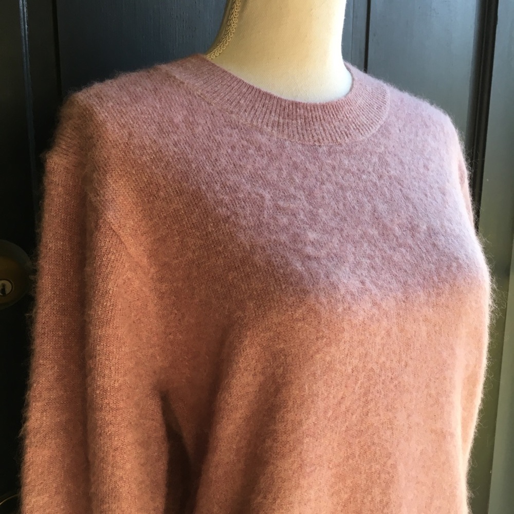 Vince Alpaca Pink Crew Neck Sweater